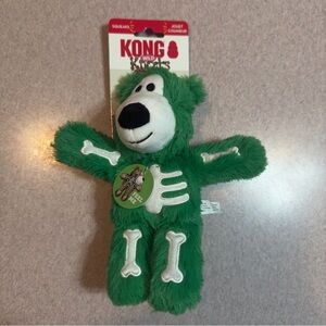 Kong Wild Knots Halloween Skeleton Bear Dog Squeak Toy Brand New